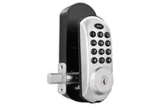 MEC Digital Motorised Smart Lock 20 User Codes Auto-Lock Backlit Keypad - Chrome