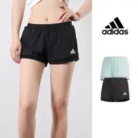 在飛比找蝦皮商城優惠-Adidas 黑/薄荷綠 短褲 女款 運動 慢跑 休閒 鬆緊