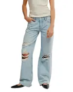 Free People We The Free Tennessee Low Rise Boyfriend Jeans in Outlaw