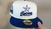 Hat Dreams Houston Astros script 2000 inaugural season 7 1/2 Fitted Hat