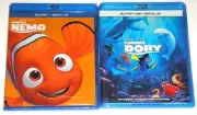 Disney Pixar Blu-ray Lot - Finding Nemo & Finding Dory (New)