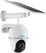 Outdoor WiFi Solar Security Camera Wireless Pan Tilt 2K Night Vision Solar Panel