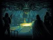 Star Wars Empire Strikes Back Never Worry About the Odds SIGNED Print 24x18 NEW
