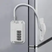 Refrigerator Fridge Freezer Door Lock With Password, Child Proof Refrigerator Door Lock For Refrigerator, Cabinets And Drawers, Doors