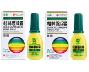 Guilin Watermelon Frost Spray, Breath Freshener 3g by Solstice (2 Boxes)