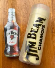New Jim Beam Chamois and Bar Towel Sealed Colletable