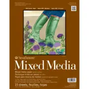 Strathmore Mixed Media Vellum Paper Pad 11"X14" 15 Sheets