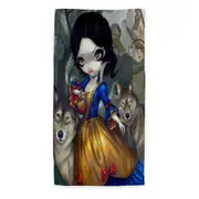 Loup Garou Cool Kids Fairytale Snow White Wolves Beach Towels Medium Large Extra Large