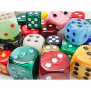 CHX DA2535OC Bag of 30 6-sided Dice w/Pips Sale (25mm - 30mm - 35mm)