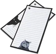 ARTIBETTER 2pcs Set Cute Cat Design Memo Pads Self Pads for Classroom Supplies Office Desk Decor Write Smooth Surface for Home Office Use