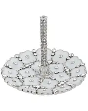 Olivia Riegel White Enamel Clover Ring Holder