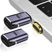 140W Magnetic USB C Adapter, USB C Male to USB C Female 40Gbps Connector for Steam Deck, Switch, MacBook Pro/Air, Laptop, Tablet, Mobile Phone and More Type C Devices