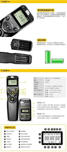 又敗家@品色PIXEL無線電Sony副廠定時快門線遙控器TW-283/S2適FX30 FX3 a1 a9,a7,a7R,a7S,a99 II,a77 II,a6600,a6500,a6400,a6300,a6100,a6000,a5100,a5000,a3000,ZV-1,NEX-3N,RX10 II,RX100 IV III II,HX80,HX60V,AX33,CX900,QX1索尼定時遙控器TW283縮時攝影微速度攝影間隔攝影相容原廠Sony快門線RM-VPR1拍照功能