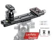 Leofoto FDM-01 Binocular Rangefinder Rail Kit | Length: 230mm