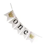 2 Meters Welcome Baby Girl Decorations Burlap Birthday Banners Bunting Flags