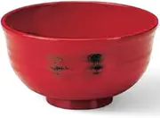 J-Kitchens TA Nest Standing Soup Bowl (Soup Bowl, Bowl, Wan, Lacquerware), Negorouchi Akira (Parent) 4.8 x 4.8 x 2.6 inches (12.2 x 12.2 x 6.6 cm), ABS Resin, Made in Japan