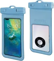EiYioun Universal Waterproof Phone Pouch, IPX8 Waterproof Case for iPhone Samsung Galaxy Series, 7.2" Dry Bag with Lanyard for Beach Pool Water Play Swimming