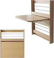 Wall Mounted Folding Table, Wood Floating Laptop Desk, for Small Spaces, Wall Mount Desk for Home Office Computer Workstation,Study Work Bench, Kitchen Dining
