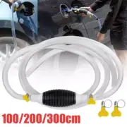Portable Manual Car Siphon Pump Fuel Gas Transfer Oil Liquid Hand Air Pumps 2024