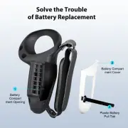 1Pair Silicone Handle Protective Case Waterproof Cover For Quest 3 VR Controller