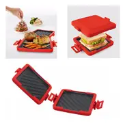Microwave Toastie Maker - Microwave Sandwich and Waffle Maker, Panini Press