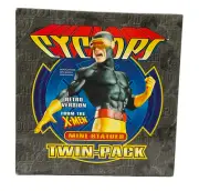 Bowen Designs Cyclops Mini Statues Twin Pack Set Marvel 2003 X-MEN 301/4000 NEW