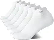 [Calvin Klein] Women's 3 Pack Cotton Logo Quarter Socks