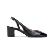 [Stuart Weitzman] Stuart Weitzman-Black Sleek 50 Nappa Leather Sandals-Donna 40 IT