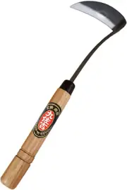 Japanese Garden Tool Hand Hoe with Solid Wood Handle for Weeding and Cultivating