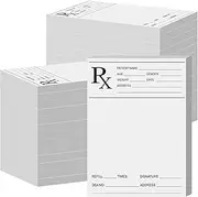 Watersay 20 Pack Prescription Pad for Doctor Pharmacist Rx Notepad 100 Sheets Doctor Prescription Paper Per Pad Pharmacist Memos for Office Working Gift