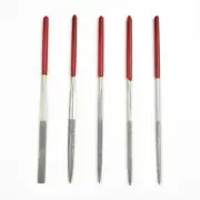 SET OF 5 Metal WARDING FILES Needle Filer Metal Shaper Flat Square Half Round