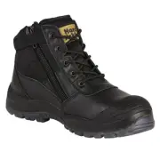 Hard Yakka 5" Black Utility Safety Boot - Size 6 - AUSTRALIA BRAND