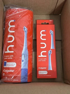 Hum by Colgate Smart Electric Toothbrush w/ Replacement Heads Package New