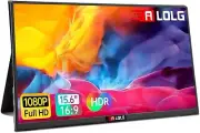 Portable Monitor 15.6" FHD 1080P Display USB-C HDMI Input UltraSlim IPS Pa