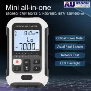 Optical Fiber Power Meter Fiber Optic Tester Long Battery Life Multifunctional
