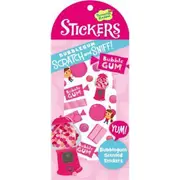 Peaceable Kingdom / Scratch & Sniff Bubblegum Scented Sticker Pack
