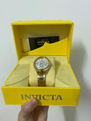品牌 女錶 手錶 INVICTA 大錶徑 全新 金色 可議價