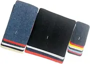 WEKAMOS 18pcs Denim Sewing Patches Easy Hand Sew Clothing Repair Appliques for Jackets Sweaters and More Chic DIY Embroidery Patches for Fashionable Fixes