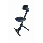 Guitar Playing Seat with Back Rest Musicians Chair Stool Live Performance Stage