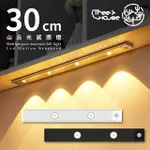 【FILI】30CM 磁吸充電款薄型山丘光感應燈(氣氛燈/裝潢/模型燈/打光)