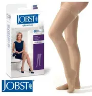 Jobst UltraSheer Supportwear Socks 30-40 mmhg Lace Thigh High Closed Toe Legwear