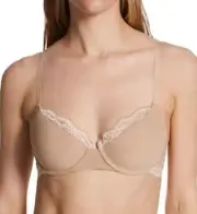 NWT Natori 731319 Breakout Full Fit Contour Underwire Bra 30DDD Cafe/Light Ivory