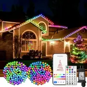 Smart Christmas String Lights, 131FT 400 RGB LEDs Christmas Lights Outdoor In...