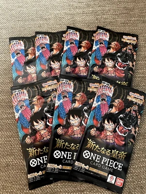 ONE PIECE Card Game The Four Emperors OP-09 Booster Pack 7Packs Bandai Japanese
