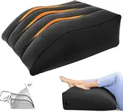 AIMALL PVC Inflatable Leg Pillow - Ergonomic Triangle Wedge Cushion for Leg Elevation, Pain Relief, and Better Sleep, Portable Foot Support