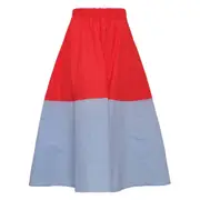 [Sofie D'Hoore] Elastic Waist With Combi Color Skirt