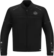 ILM Motorcycle Riding Jacket with Mesh CE Armor and Removable Liner Protective All Season Jacket for Men Model JAM1