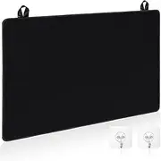 Stove Top Covers, Large Stove Top Cover for Electric, Anti-Slip Flat Top Oven Cover Mat Electric Cooktop Cover Protector,Ceramic Glass Stove Top Protector Mat 28.5" X 20.5" Black Black One Size