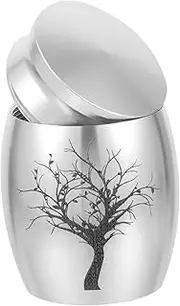 Mipcase Pet Keepsake Urn for Cat Ashes Memorial Cinerary Box for Dogs Lightweight and Durable Cremation Urn Unscrew Lid for Easy Access Pet Memorial