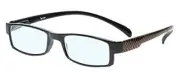 Calabria 762 Neck Hanging Blue Light Blocking Reading Glasses +1.00 Herringbone